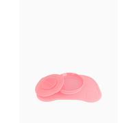 Twistshake Ensemble vaisselle anti-dérapant Click Mat Mini + Assiette 31x17, sans BPA, rose 6m+