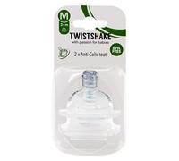 Twistshake Tétines Anti-Colique Débit M +2 Mois 2 Pièces