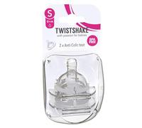 Twistshake Tétine Anti-Colique Débit S 0m+ Lot de 2