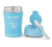 Twistshake Thermal Food Container for Babies and Children - 350ml | Stainless Steel Food Thermos | Keeps Food/Liquid Hot or Cold for 12 Hours | Leak Resistant | Easy Clean | Pastel Blue