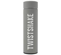 Twistshake Bouteille isotherme 420 ml – Acier inoxydable double paroi, Chaud ou Froid – Gris pastel