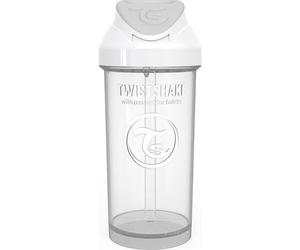 Twistshake Vaso con Pajita Color Blanco +6m 360ml