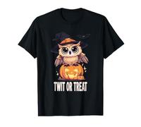 Twit Or Treat Costume d'halloween Amusant de Chouette T-Shirt Graphique avec Valeur