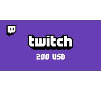 Twitch Gift Card 200 USD