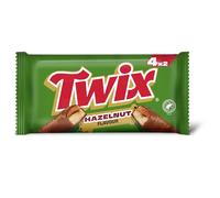 Twix Barre de Chocolat, Barres Chocolatées aux Noisettes et Caramel, Sachet de 46g, Snack à emporter ou Boîte Cadeau