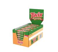 Twix Barres de Chocolat Grand Format, Boîte de 30 Barres Chocolatées (30x46g), Noisettes et Caramel, Idéal pour Snack ou Cadeau