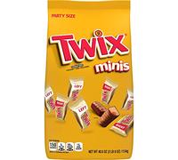 TWIX Caramel Minis Size Chocolate Cookie Bar Candy 40-Ounce Bag