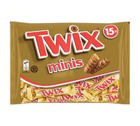 Twix Minis - chocolat au lait, caramel et biscuits - 333 g (x15)