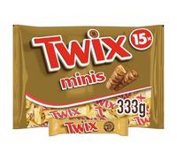 Twix Minis - chocolat au lait, caramel et biscuits - 333 g (x15)