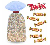 TWIX Minis | Sachet de 620g de chocolat | Environ 60 bonbons au chocolat emballés individuellement | Prêt à Offrir pour Noël