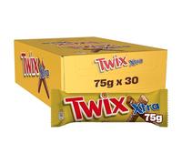 Twix Xtra Chocolade Reep Single 75 Gram - Doos 30 stuks