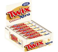 Twix Xtra White Chocolade Reep Single 75 Gram - Doos 30 stuks