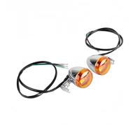 Twixral Clignotant pour Moto ambre, lampe rétro pour Harley