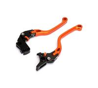 Twixral Leviers de frein de moto Kit de levier frein/d'embrayage réglable à commande numérique pour moto Duke 390 2024