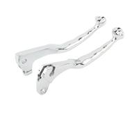 Twixral Leviers de frein de moto Levier de frein, d'embrayage et de sélecteur de pour vitesse chromé en forme de crâne pour moto pour Yamaha.