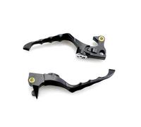Twixral Leviers de frein de moto Lot de 2 leviers de frein et d'embrayage en forme de crâne pour moto pour Harley pour Sportster 883 1200 (2000-2022)(Black and white)