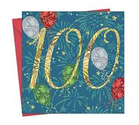 Twizler Carte d'anniversaire unisexe pour 100 ans - Carte d'anniversaire pour elle - Carte de 100e anniversaire pour lui - Carte d'anniversaire pour homme - Carte d'anniversaire pour femme