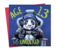 Twizler Carte de 13e anniversaire pour garçons - Carte pour adolescents de 13 ans