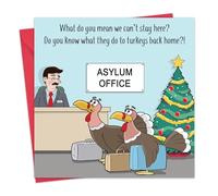 Twizler Carte de Noël amusante - Voyage en Turquie - Cartes de Noël amusantes - Cartes de Noël amusantes pour homme, mari, papa, fils - Noël pour femme, maman, fille