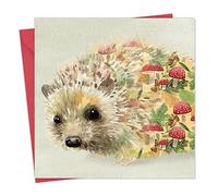 Twizler Carte de vœux hérisson - Intérieur vierge pour toutes les occasions - Carte d'anniversaire animal pour homme ou femme - Art de la faune et de la nature