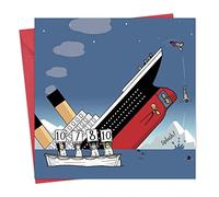 Twizler Funny Titanic Card - Carte vierge - Carte d'anniversaire amusante pour homme ou femme
