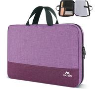 TWK-Housse pour Ordinateur Portable 15,6 Pouces, avec Poign¿¿e, Design R¿¿sistant aux Rayures, Compatible avec Les Sacs pour Ordinateurs Portables HP, Lenovo, Dell, Acer, ASUS, Etc, Violet.