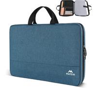 TWK-Housse pour Ordinateur Portable 15,6 Pouces, avec Poignée, Design Résistant aux Rayures, Compatible avec Les Sacs pour Ordinateurs Portables HP, Lenovo, Dell, Acer, ASUS, Etc, Cyan foncé.