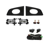 TWMEU Auto Avant Antibrouillards Pour Jazz G Pour Type 2008 2009 2010 Phare Antibrouillard Pare Choc Avant Voiture Avec Interrupteur À Fils LHD/RHD 2 Pièces Feu Antibrouillard(LHD LED White)