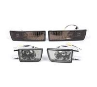 TWMEU Auto Avant Antibrouillards Pour VW Pour Jetta Pour Golf MK3 93-98 4 Pièces Ensemble Voiture Fumé Pare Chocs Avant Antibrouillard Clignotant Lampe Corps Kit Feu Antibrouillard