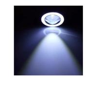 TWMEU Auto Avant Antibrouillards Projecteur Antibrouillard LED COB Voiture 2.5 3.0 3.5 64mm 76mm 89mm 6500K Halo Angel Eyes Anneaux Antibrouillard DRL Auto Blanc 12V Feu Antibrouillard