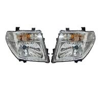 TWMEU Ensemble Phares Avant Pour Nissan Pour Navara D40 2005-2009 Paire Phare Assemblage Phare Phare 26010-EB71B 26060-EB30A Assemblage Phares Voiture
