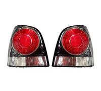 TWMEU Feux Arrières Pour VW Pour Polo 9N 9N3 Hatchback 2005-2010 1/2 Pièces Pare-chocs Arrière Feux Arrière Feux Freinage Feux Signalisation Ensemble Feu Arrière(1Pair Black Shell)