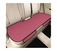 TWMEU Housses Siège Voiture Coussin Siège Respirant Soie Glacée Antidérapant Et Résistant À l'usure Soie Glacée Couleur Unie Universelle avec La Plupart Housses Siège De Voiture(Pink Rear Cushion)