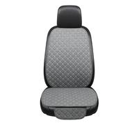 TWMEU Housses Siège Voiture Housse De Protection Universelle pour Coussin De Siège Avant Arrière en Lin pour SUV Berline Hayon Camion Housses Siège De Voiture(Gray with backrest)
