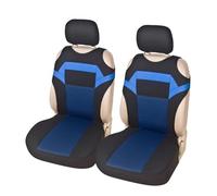 TWMEU Housses Siège Voiture Housse De Siège Avant De Respirante Double Gilet De Confort pour Siège Housses Siège De Voiture(BLUE2)