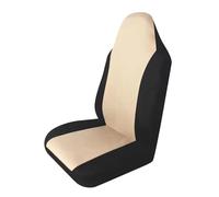 TWMEU Housses Siège Voiture Housse Siège Universelle 1 Pièce Housse Siège Durable Double Maille Coussin De Protection Compatible avec La Plupart des Voitures Housses Siège De Voiture(Beige 2pcs)