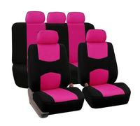 TWMEU Housses Siège Voiture Housses De Siège Auto Universelles Housses De Protection pour Auto Accessoires D'intérieur 9 Couleurs Housses Siège De Voiture(Pink (5 Seat))
