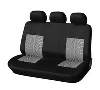 TWMEU Housses Siège Voiture Housses De Siège De Bus 9 Places Protections De Siège Auto Résistantes À La Saleté Plusieurs Couleurs Housses Siège De Voiture(Gray-3PCS1)