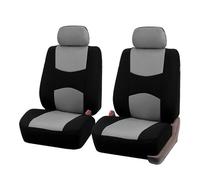TWMEU Housses Siège Voiture Lot De 2 Housses De Siège Auto Universelles Compatibles avec Les Airbags Housses Siège De Voiture(2pcs Gray)