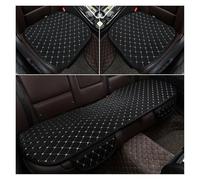 TWMEU Housses Siège Voiture Lot De 3 Auto Universelles Coussin De Siège Respirant Et Confortable Protection De Siège Auto Accessoires D'intérieur Housses Siège De Voiture(Black with Beige)