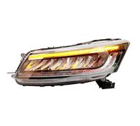 TWMEU Phare Feux Avants Pour Accord 8e G8 2008-2012 Ensemble De Phares Automatiques À LED Lampe De Signalisation Dynamique Haute Configuration Phare Avant