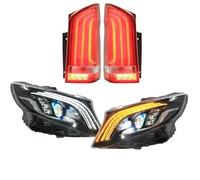 TWMEU Phare Feux Avants Pour Benz Pour Metris Pour Vito W447 2016-2023 Phares Avant À LED Feux Arrière Halogènes Au Xénon Feux Avant Entièrement À LED Phare Avant