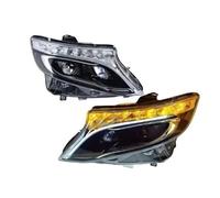 TWMEU Phare Feux Avants Pour Benz Pour Vito W447 2016-2022 Phares Avant LED Projecteur LED DRL Lentille Accessoires Automobiles Dynamiques Phare Avant
