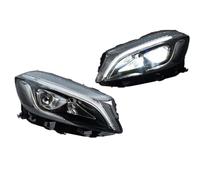 TWMEU Phare Feux Avants Pour Benz W176 A180 A200 2013-2018 Phare LED De Voiture Feux Jour Accessoires Automobiles Phare Avant(Halogen)