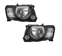 TWMEU Phare Feux Avants Pour Nissan Pour Patrol GU4 GU5 GU6 GU7 GU8 GU9 Y61 1 Paire De Phares De Voiture Avec Feux D'angle Phare De Pare-chocs Avant Phare Avant