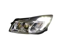 TWMEU Phare Feux Avants Pour Opel Pour Insignia 2009-2013 Phare De Voiture Feux De Jour Clignotants Feux De Croisement Et De Route Lentille De Projecteur Phare Avant(With AFS,One set)
