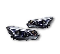 TWMEU Phare Feux Avants Pour Subaru XV 2011-2017 2 Pièces Auto Voiture Phares Pièces LED Lampes Phare Remplacement DRL Double Projecteur Facelift Phare Avant