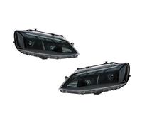 TWMEU Phare Feux Avants Pour VW Pour Jetta Mk6 2011-2019 Phares LED Projecteur Lentille Signal Dynamique DRL Accessoires Auto Phare Avant(RHD,Headlight Xenon)