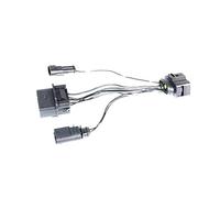 TWMEU Phare Feux Avants Pour VW Pour Polo 2011-2018 Phare LED Feux De Jour Clignotants Feux De Route Projecteur Angel Eye Phare Avant(H4 Adaptor Cable)