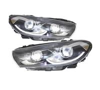 TWMEU Phare Feux Avants Pour VW Pour Scirocco 2009-2015 Phare LED Phare LED DRL Lentille De Projecteur Feux De Croisement Et De Route Accessoires Automobiles Phare Avant(For Halogen)